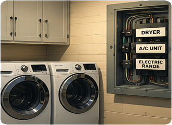 Dedicated Circuits for High-Load Appliances Commercial Electric Contracting St Petersburg Florida FL Residential Electrician Commercial Electrician Dedicated Circuits for High-Load Appliances Commercial Electric Contracting St Petersburg Florida FL Residential Electrician Commercial Electrician
