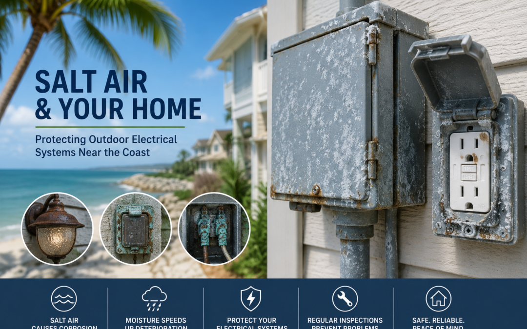 How Salt Air Affects Outdoor Electrical Systems Near the Coast